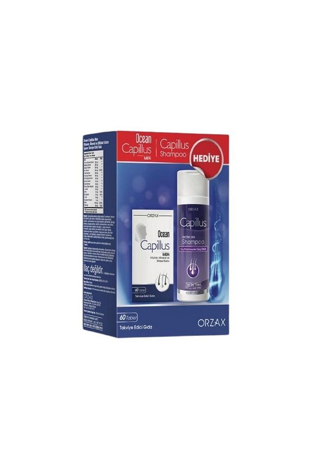 Ocean Capillus Men 60 Tablet + Capillus Şampuan 200 ml Hediyeli - 1