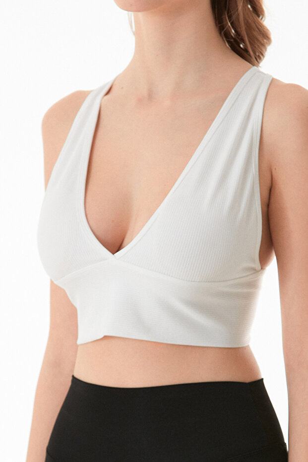 Basic Fitilli Kaplı Büstiyer - 7