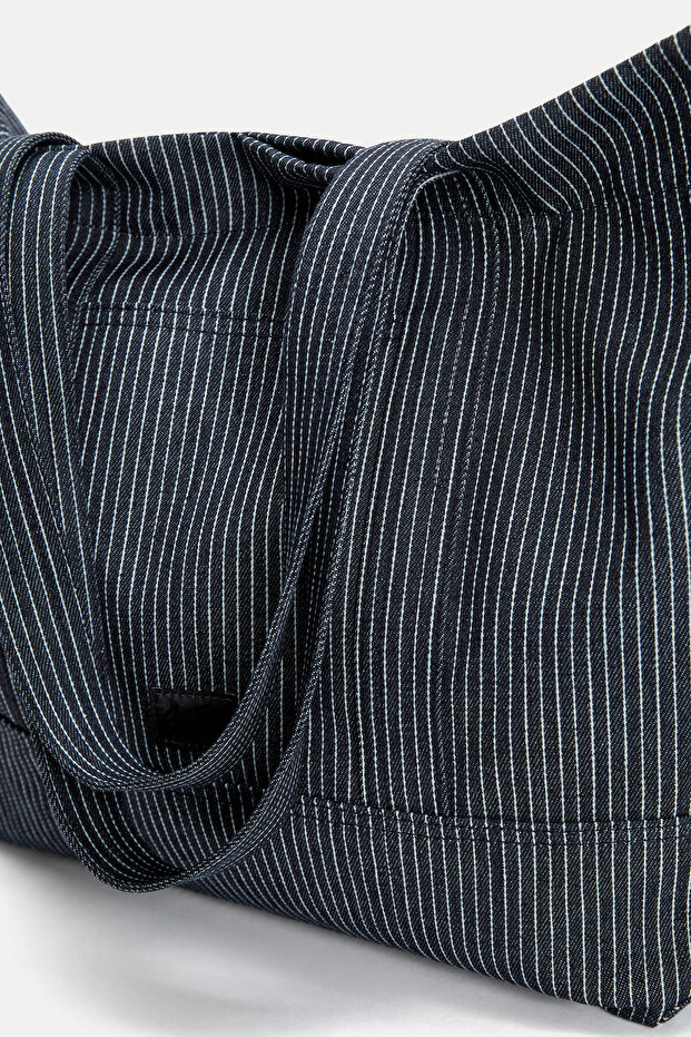 Çizgili STWD tote çanta - 4