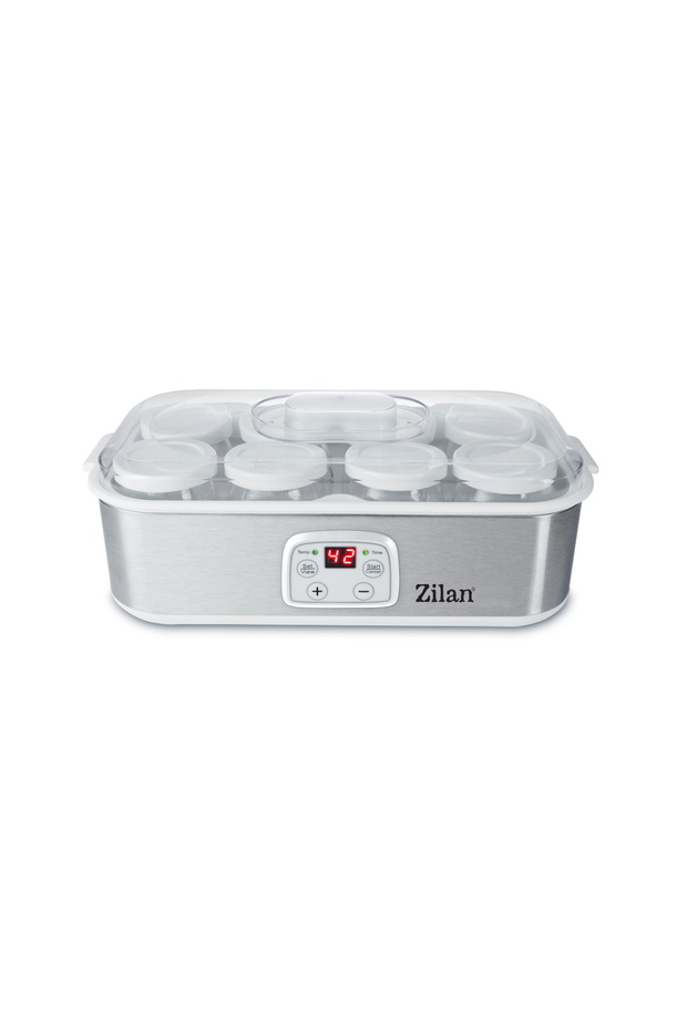 Zilan ZLN6104 yogurt maker Gray, LED display, timer, adjustable thermostat - 1