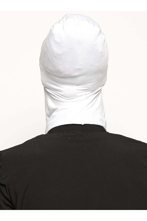 Practical Hijab Bone -White - - 3
