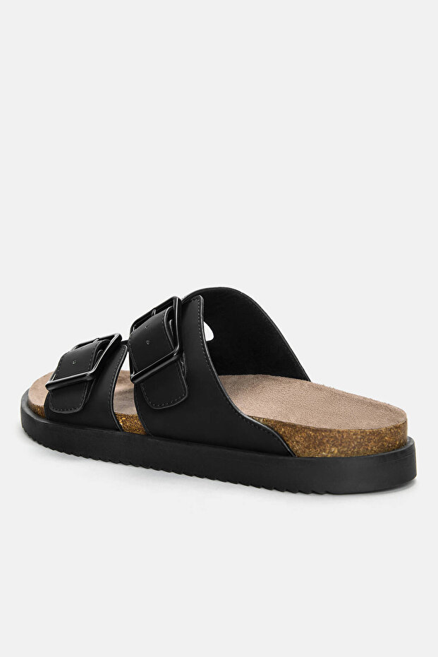 Tokalı düz terlik - 5