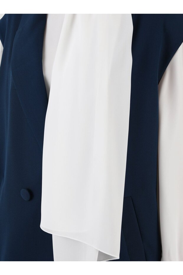 Krep Şal - Beyaz - Tuva Şal - 4