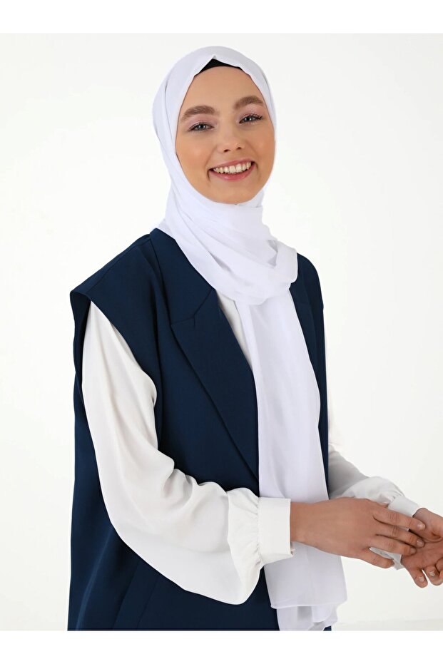 شال شيفون نسائي أبيض425059