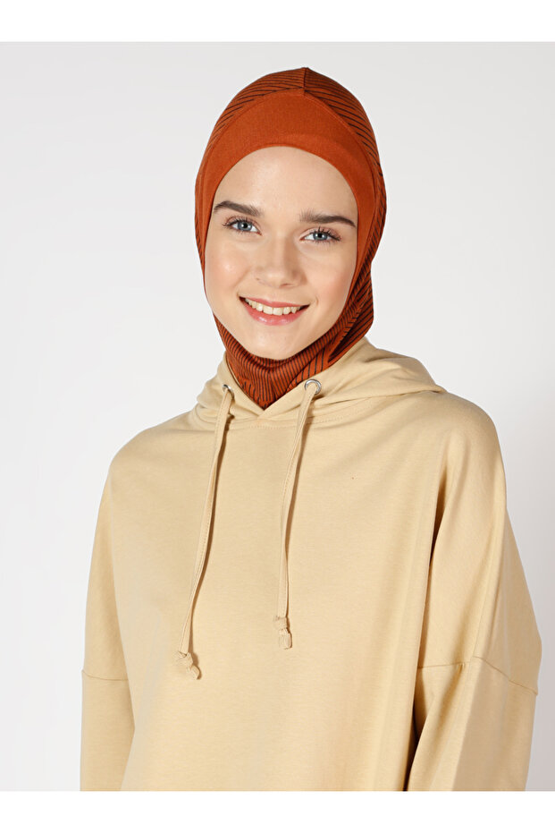 قبعة رياضية مزينة بخطوط - ST307 كيريت (7830732)