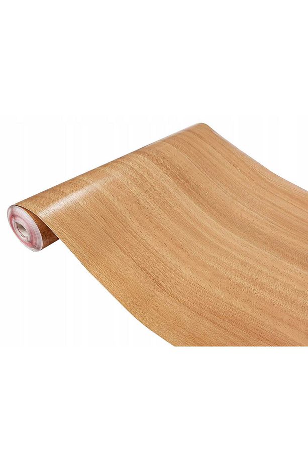 176-2608 Kayın Ahşap Desen Yapışkanlı Folyo ( 45 Cm X 1 Mt ) - 1