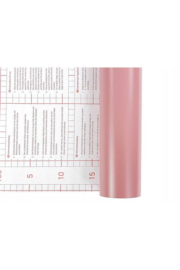 176-0687 Düz Mat Gül Kurusu Kendinden Yapışkanlı Folyo ( 45 Cm X 1 Mt ) - 3