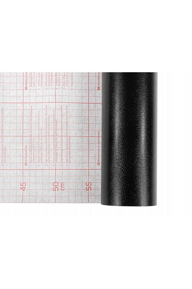 176-0656 Siyah Deri Görünümlü Kendinden Yapışkanlı Folyo ( 45 Cm X 1 Mt ) - 3