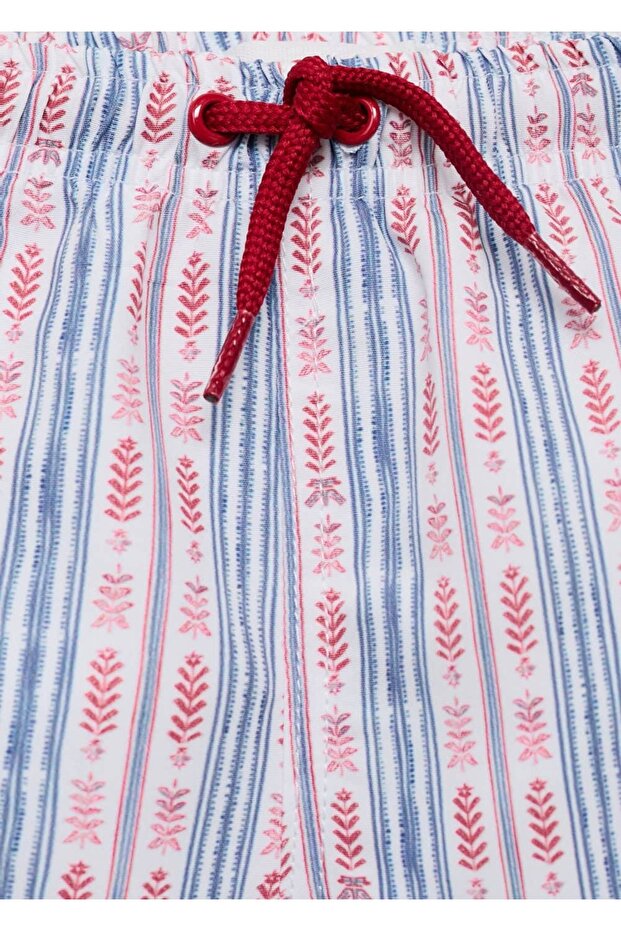 Desenli şort mayo - 4