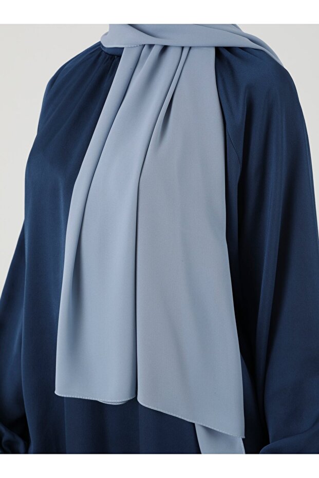 Krep Şal - Ice Blue - - 5