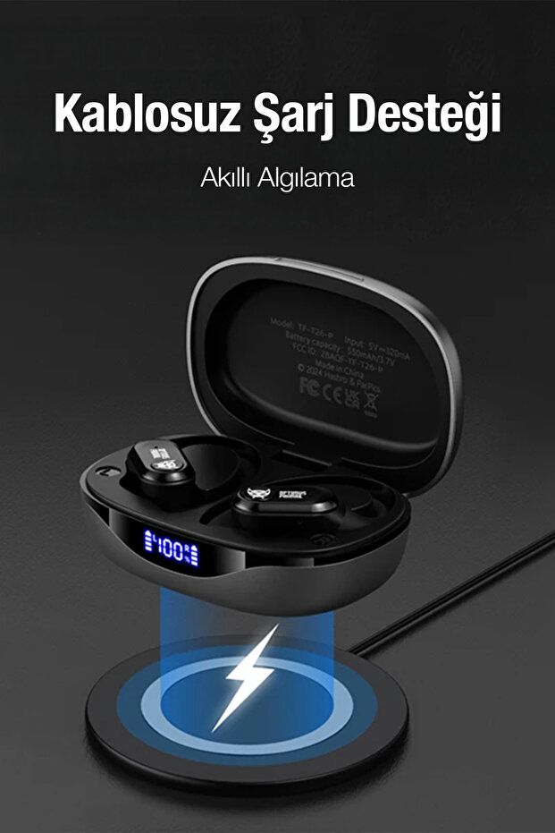 TF-T26 Pro Bluetooth 5.4 Kulak İçi Kulaklık - 4