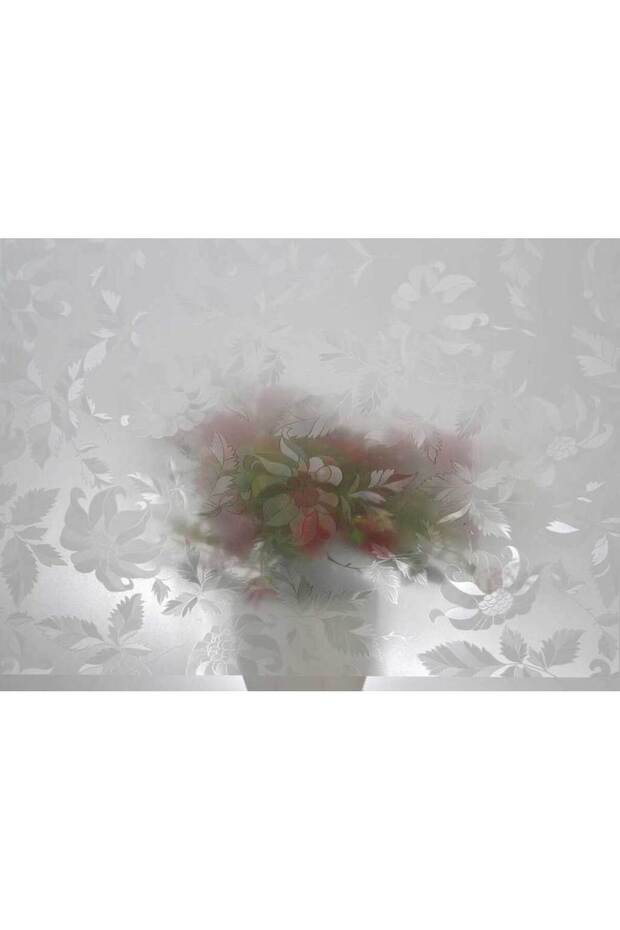 176-8325 Çiçek Desen Kendinden Yapışkanlı Cam Folyo (67 CM X 1 MT) - 2