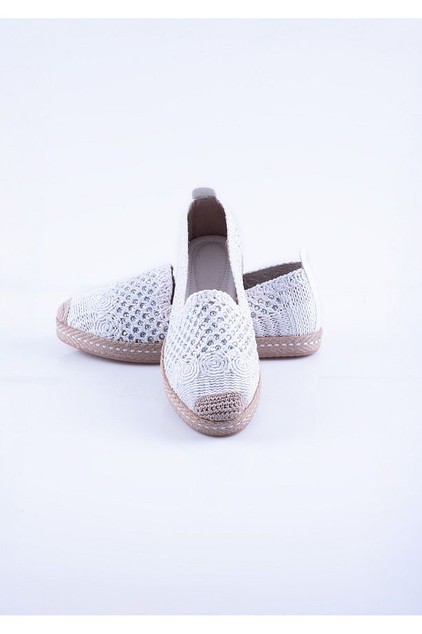 El Örgüsü Triko Kadın Espadril Ayakkabı - 4