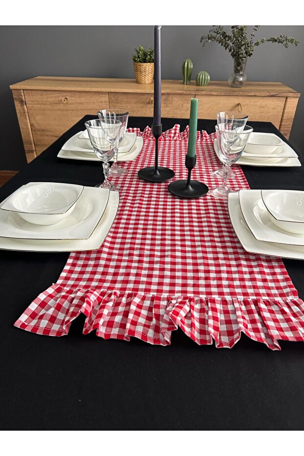 كشكش القماش القطني عداء - 4