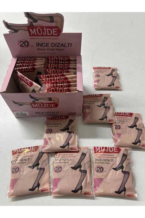 جوارب رفيعة بطول الركبة 20 دينير - 3