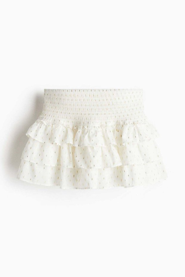 Tiered mini skirt