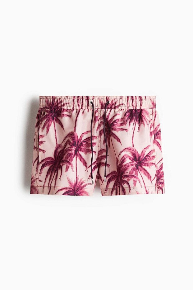 Patterned swim shorts - 1
