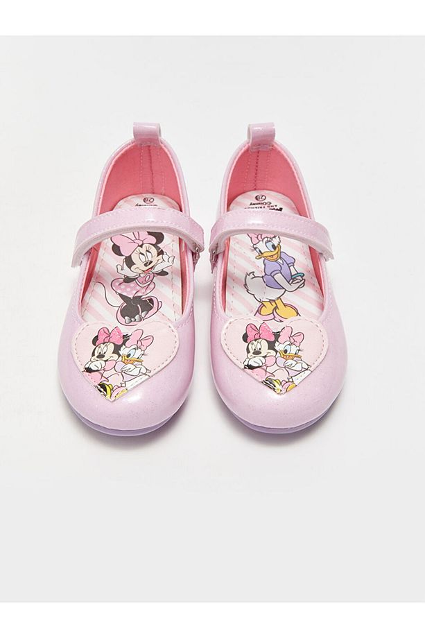 LCW Minnie Mouse Baskılı Kız Çocuk Babet - 3