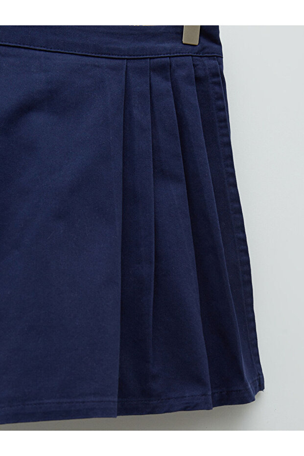 Basic Gabardin Kız Çocuk Şort Etek - 8