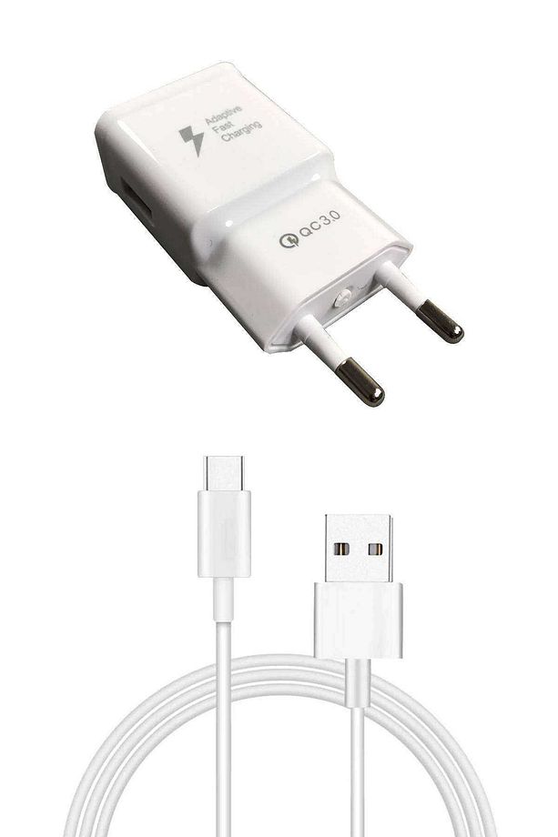 Alray Android Type-c Uçlu Hızlı Şarj Aleti 3.1a 1 Metre Kablolu Hızlı Şarj Cihazı - 1
