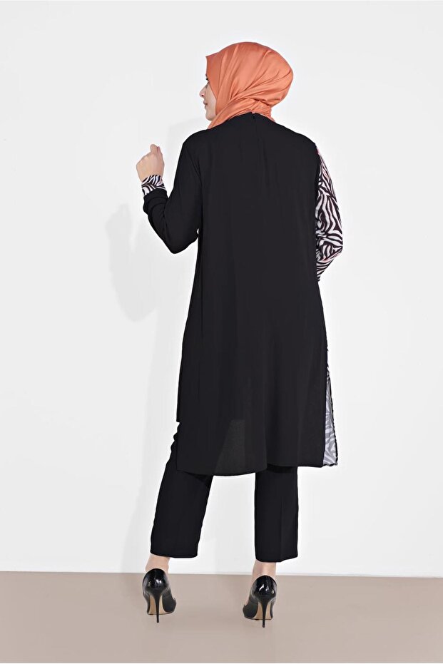 Patterned Tunic 2874 - Comfortable Fit - 4