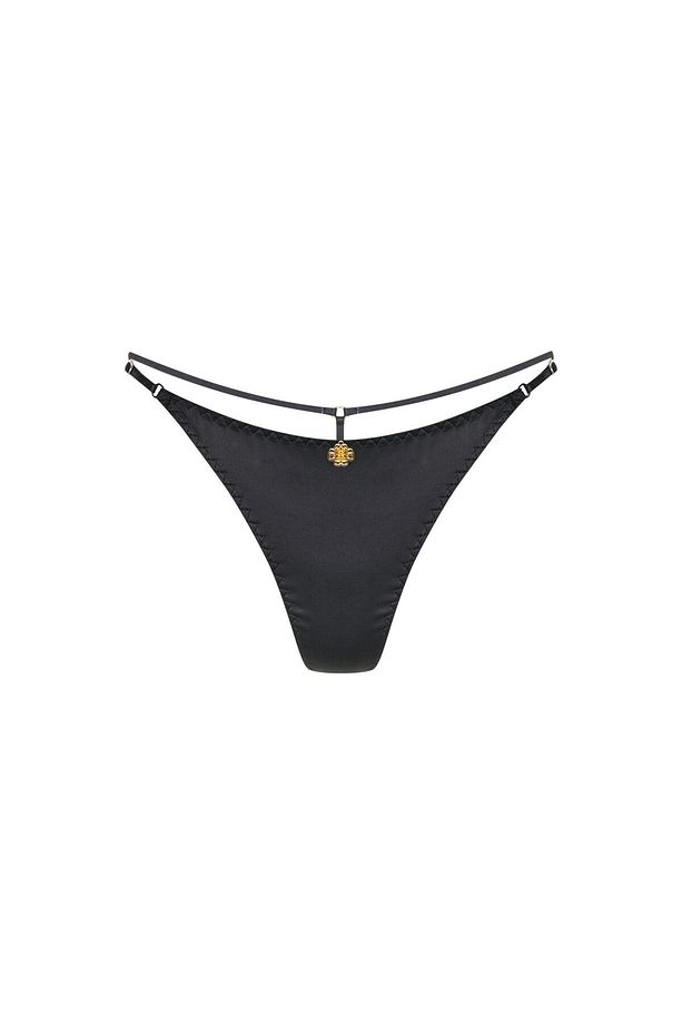 Sensure Siyah Saten String - 1