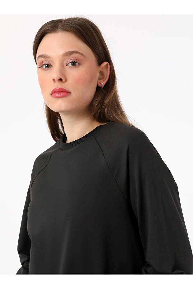 Basic İkili Eşofman Takımı - Siyah - - 3