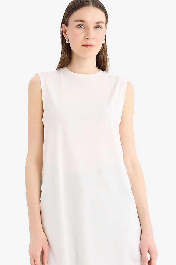 Regular Fit Bisiklet Yaka Kısa Kollu Tunik A8352AX25SP - 1