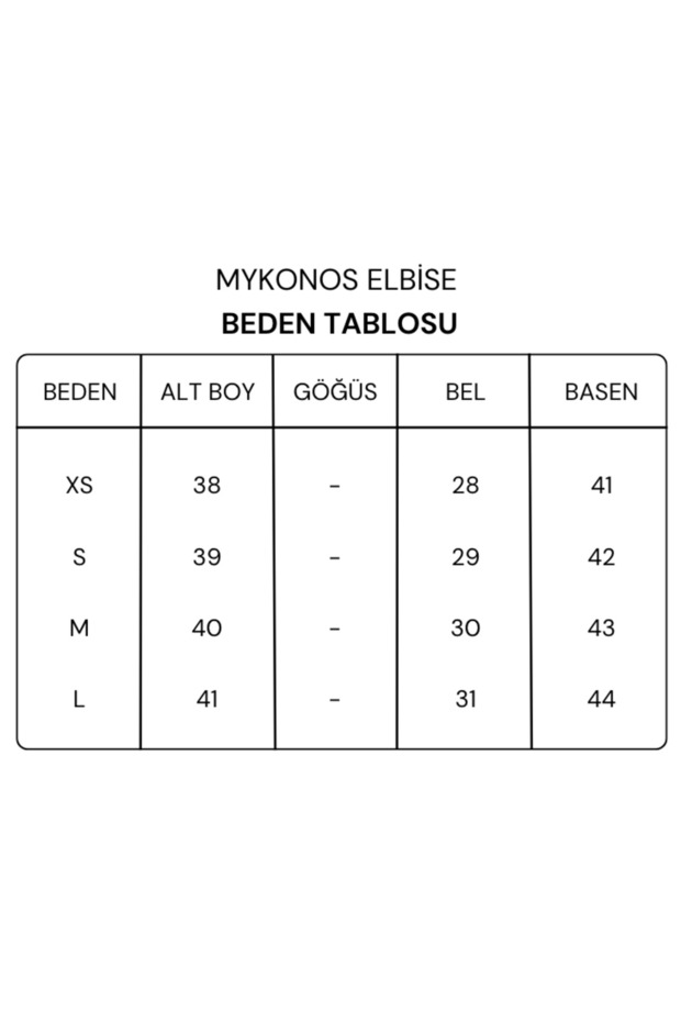 Mykonos Elbise - 3