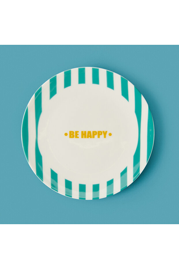 Kitchen Be Happy Tatlı Tabağı - Yeşil - 19 cm - 3