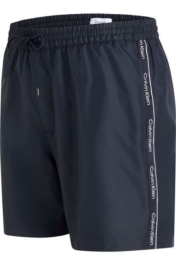 Drawstring Erkek Siyah Deniz Şortu - 2