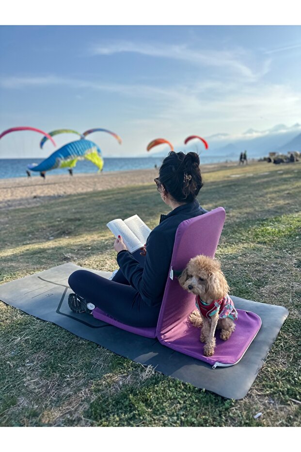 Yoga Arden Meditasyon Sandalyesi Backjack Sırt Destekli Yer Minderi