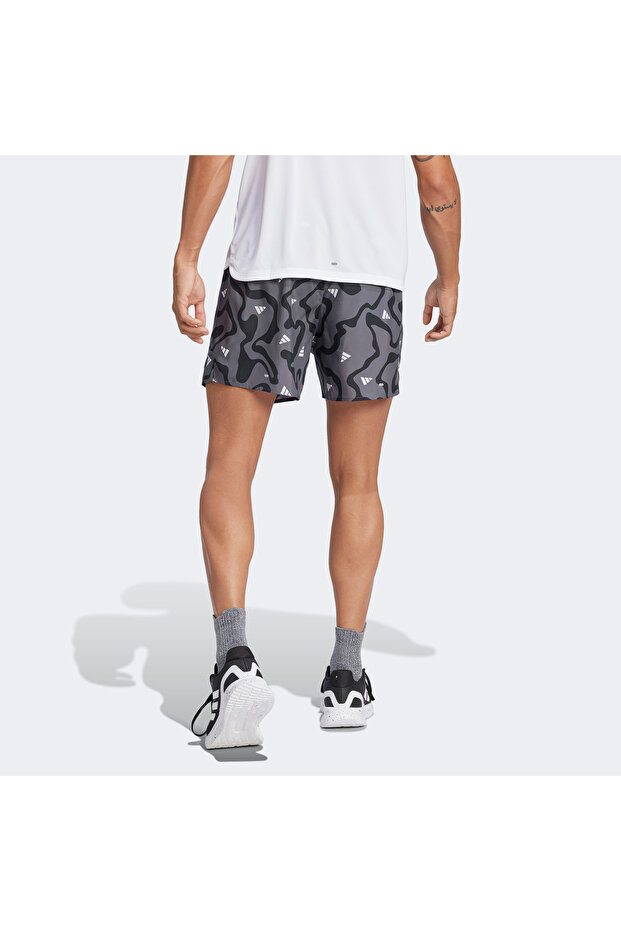 Run It Koşu Brand Love Erkek Siyah Koşu Şortu - 3