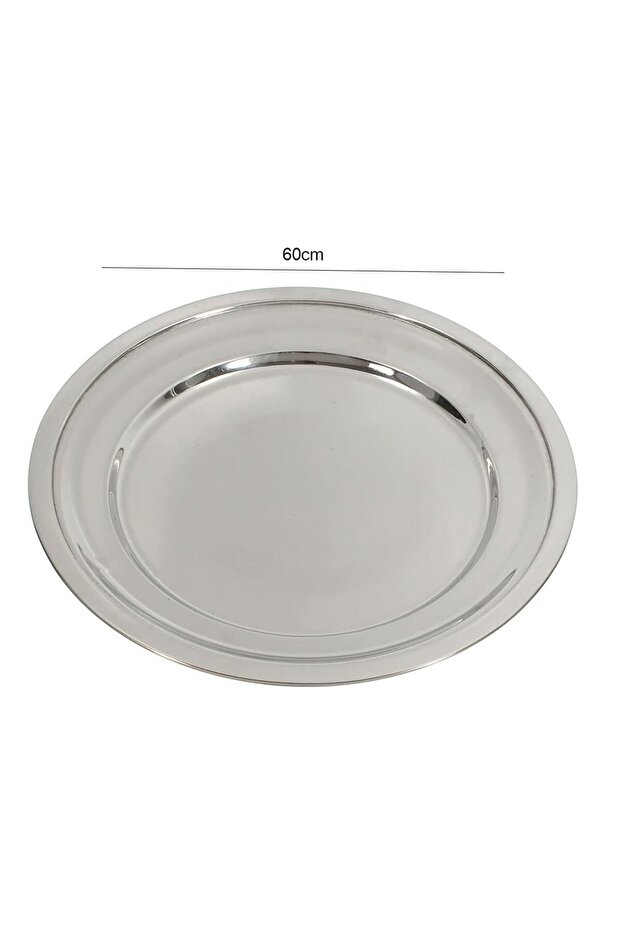 طبق تقديم ستانلس ستيل 60سم - 2