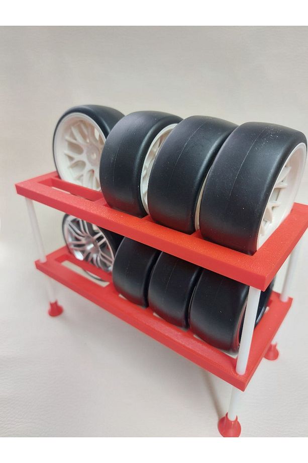 RC 1/10 Ölçekli 2 Katlı Teker Standı (Tekerler Dahil Değildir!) Rc Model Hobby - 2