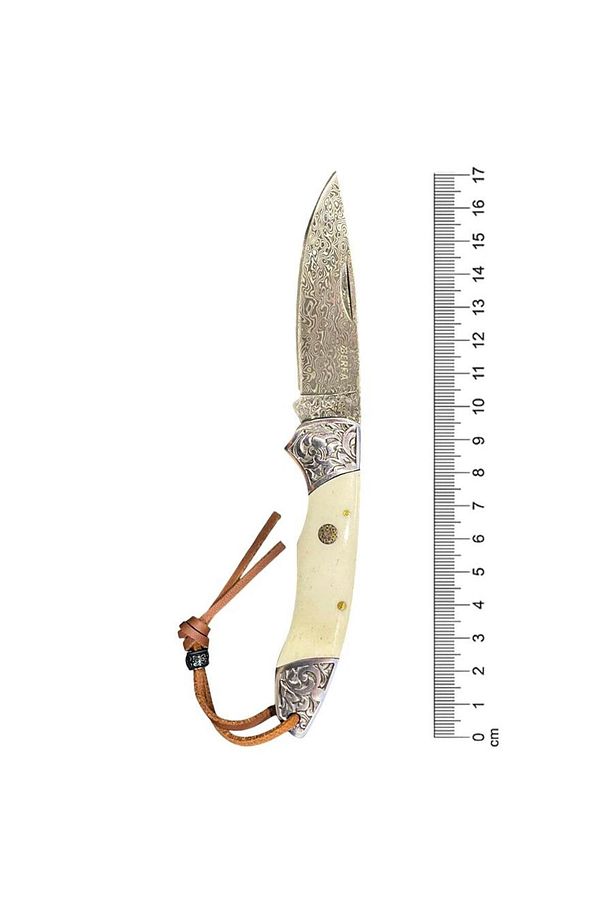 Berfa Cep Çakısı DM-11 Damascus - 4