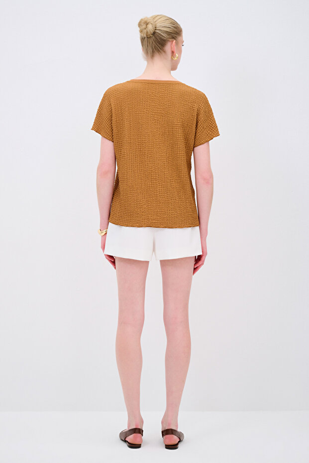 Kısa Kollu Bluz - 6