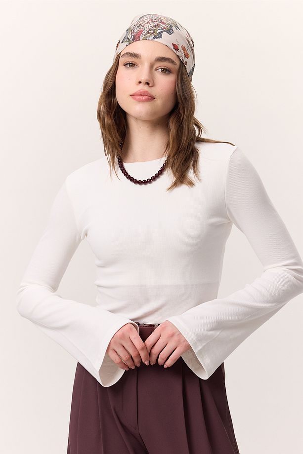 EVAZE KOLLU BODY EKRU - 1