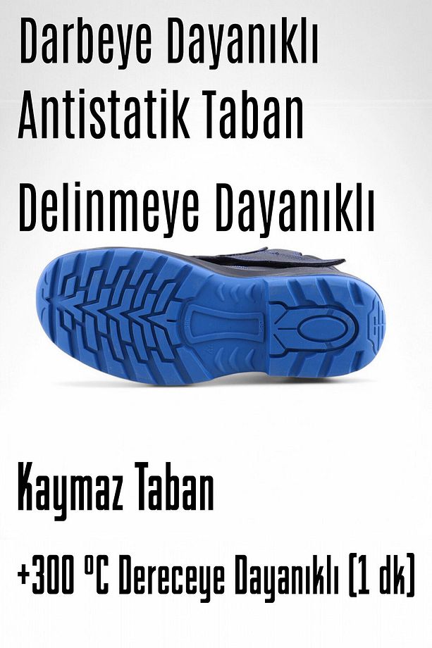 İş Güvenliği Güvenlik Ayakkabısı Deri Kompozit Burunlu Kaynakçı Inşaatçı Tekstil Ayakkabı Bot Cırtlı - 3