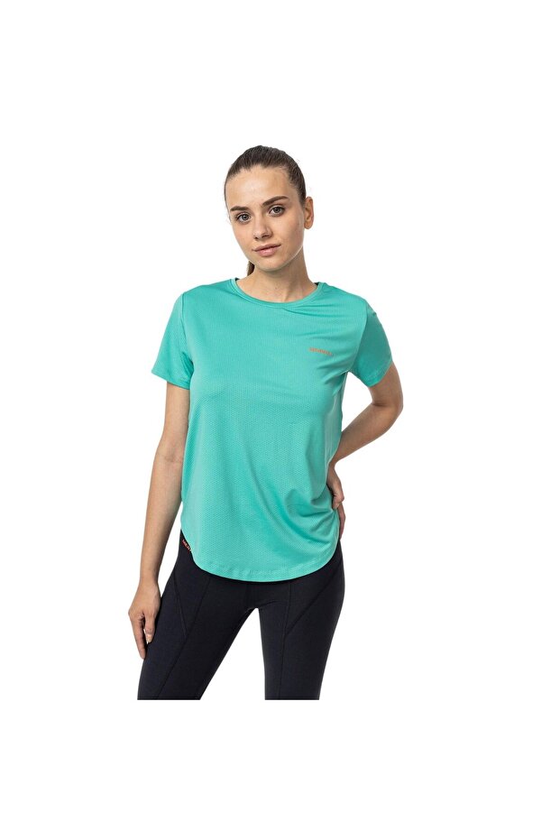 Tyme Kadın Turkuaz Tişört - 2