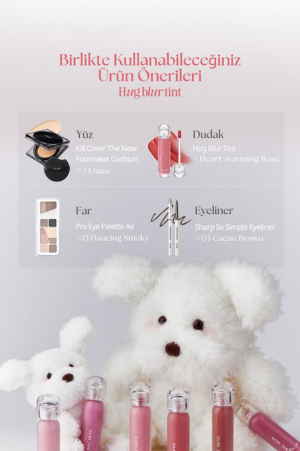 Hafif ve Köpüksü Dokusuyla Pürüzsüz Görünüm Sunan Tint CLIO Hug Blur Tint (006 Best Buddy Peach) - 8