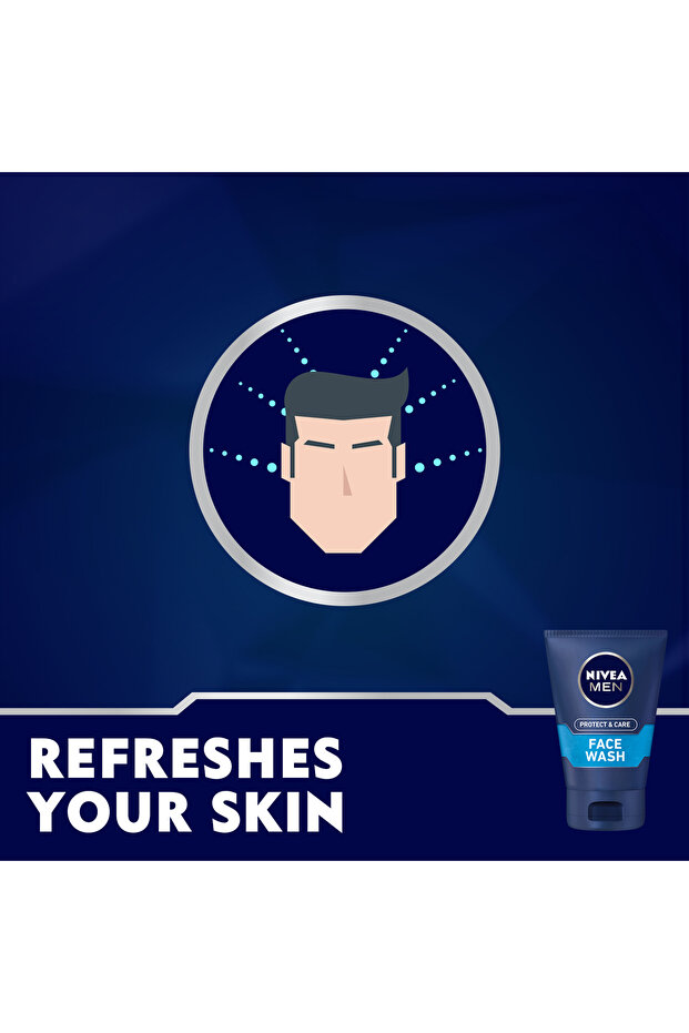 For Men Refreshing Face Wash 100ml - 5