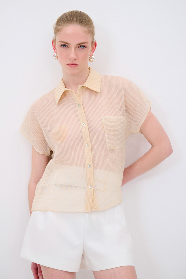 Kısa Kollu Gömlek - 5