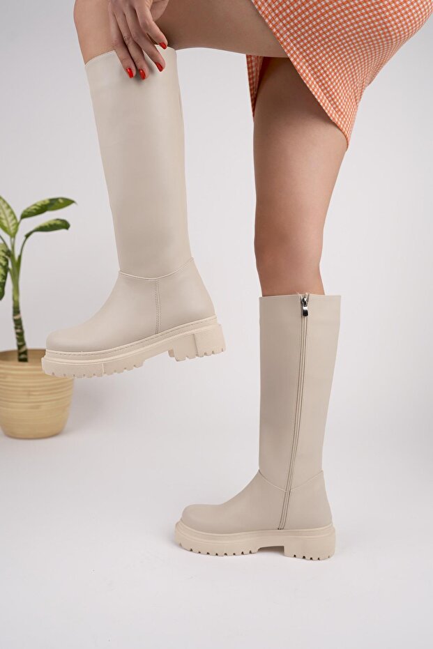 Bery Kadın Kalın Taban Çizme - 2