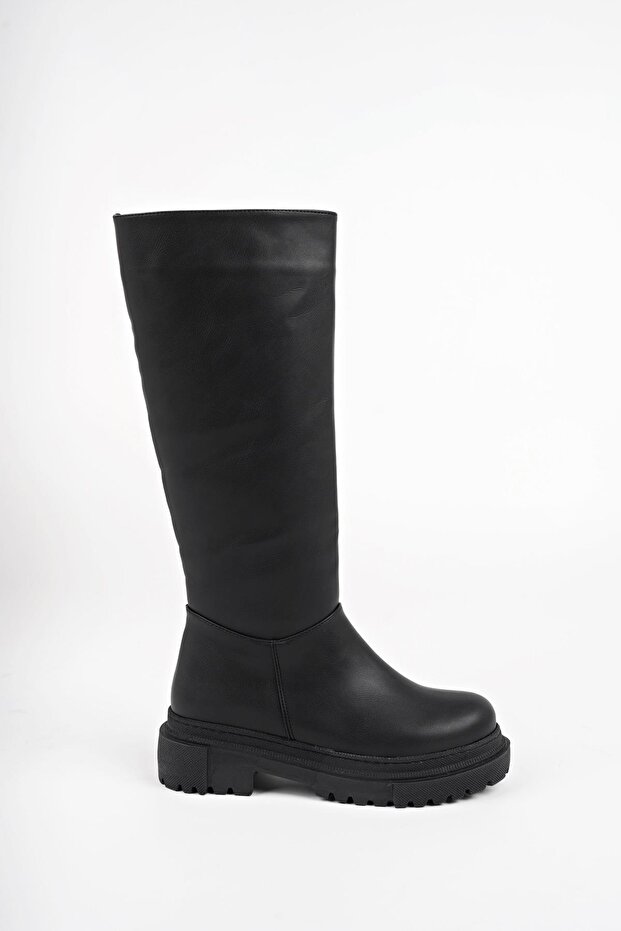 Bery Kadın Kalın Taban Çizme - 6