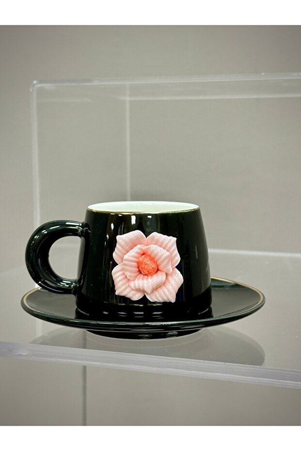 طقم قهوة الزهور - 1