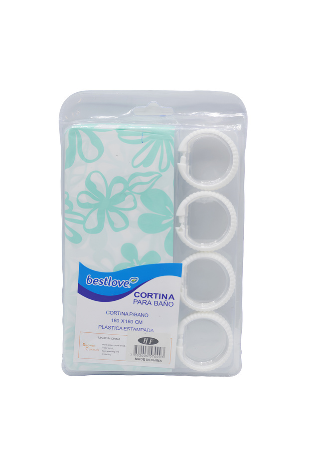 Waterproof polyester shower curtain - 1