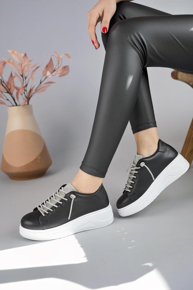 Damskie buty sportowe Reina z gwarancją codziennego chodzenia, wygodne i stylowe, sznurowane buty sportowe z grubą podeszwą - 5