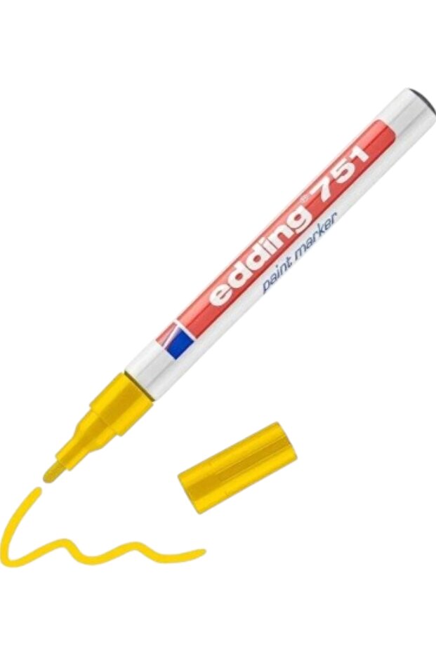 قلم ديكور باللون الأصفر (E-751) - 1