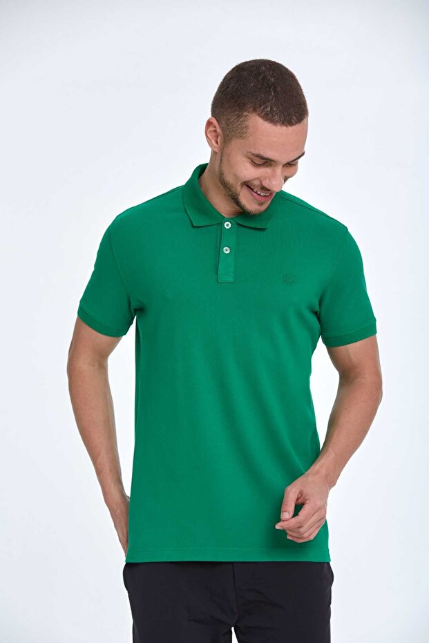 Tricou bărbătesc Walker Polo verde - 1